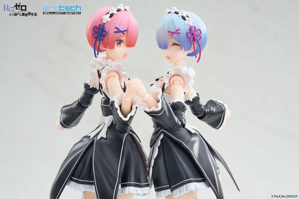 Re:Zero Starting Life in Another World Arctech Posable Series Action Figures 2-Pack 1/8 Rem & Ram 20 cm