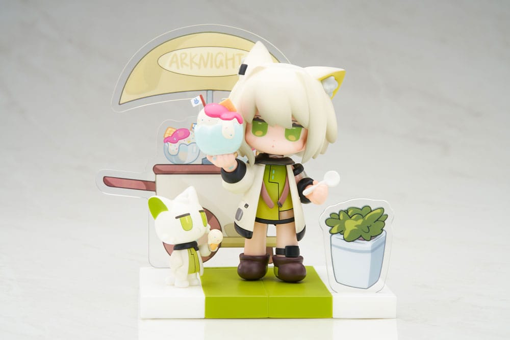Arknights PVC Statue Dessert Time Series Q-figure Kal'tsit 11 cm - FanofThings.co.uk