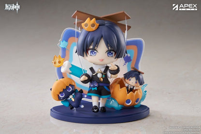 Genshin Impact You Ye Qi Xiang Series Chibi Chara PVC Statue Wanderer 10 cm APEX