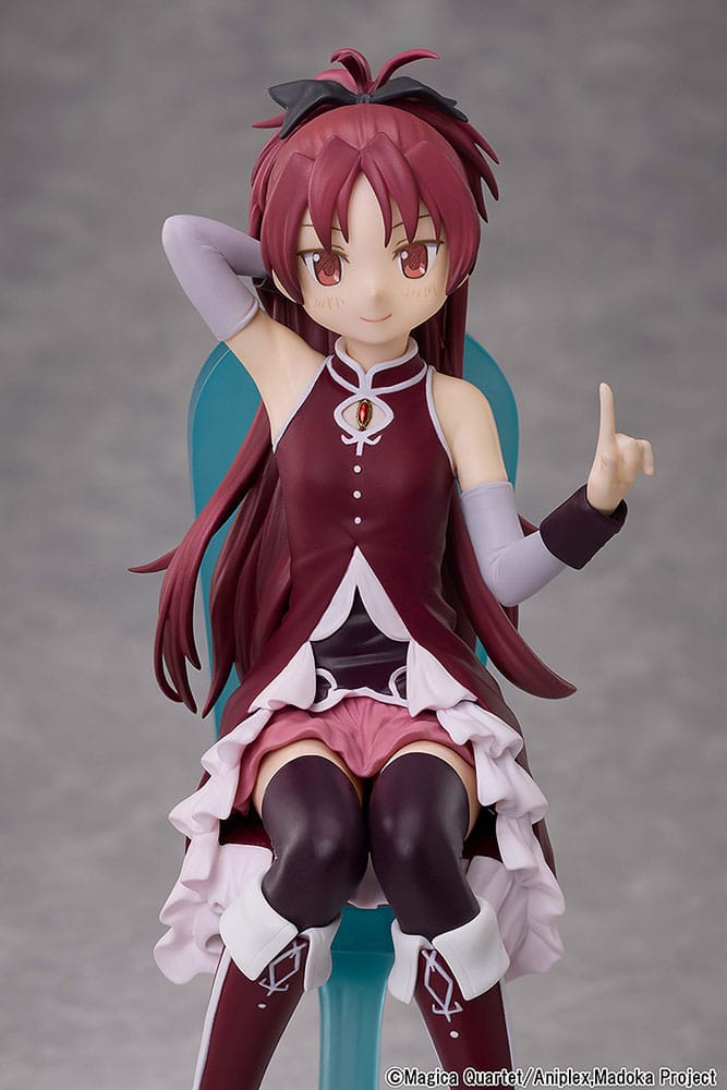 Puella Magi Madoka Magica The Movie: Rebellion PVC Statue Kyoko Sakura Tea Party Cake Song Ver. 18 cm Aniplex