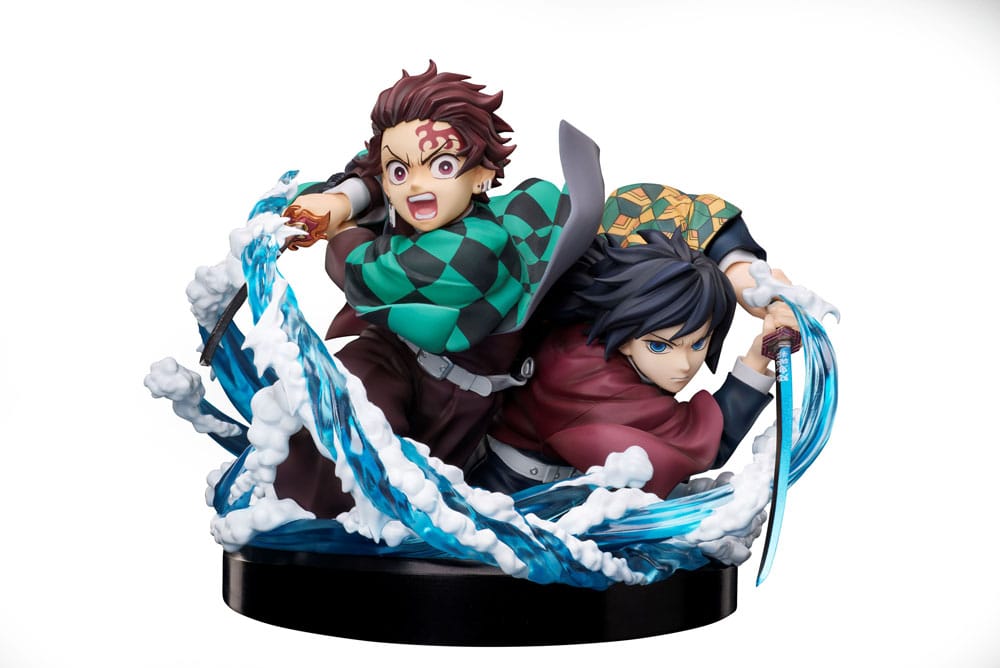 Demon Slayer: Kimetsu no Yaiba PVC Statue Tanjiro & Giyuu 13 cm - FanofThings.co.uk