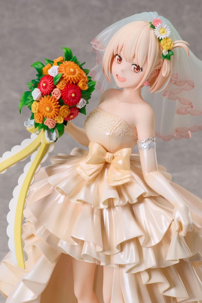 Lycoris Recoil PVC Statue 1/7 Chisato Nishikigi Wedding dress Ver. 26 cm - FanofThings.co.uk
