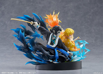 Demon Slayer: Kimetsu no Yaiba PVC Statue Zenitsu Agatsuma & Kaigaku 15 cm Aniplex