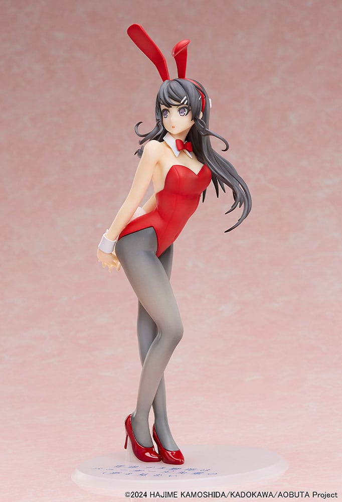 Rascal Does Not Dream of Bunny Girl Senpai Statue 1/7 Mai Sakurajima Red Bunny Girl Ver. 27 cm Aniplex