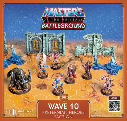Masters of the Universe: Battleground Miniatures Game Wave 10: Preternian Heroes Faction *French Version*