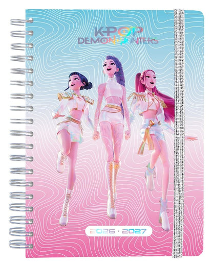 KPop Demon Hunters School Diary weekly planner 2026/2027 A5 Grupo Erik