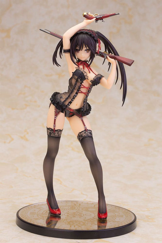 Date A Live Statue 1/7 Kurumi Tokisaki Lingerie Ver. Black 24 cm - FanofThings.co.uk