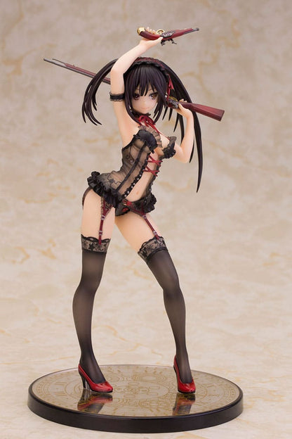 Date A Live Statue 1/7 Kurumi Tokisaki Lingerie Ver. Black 24 cm