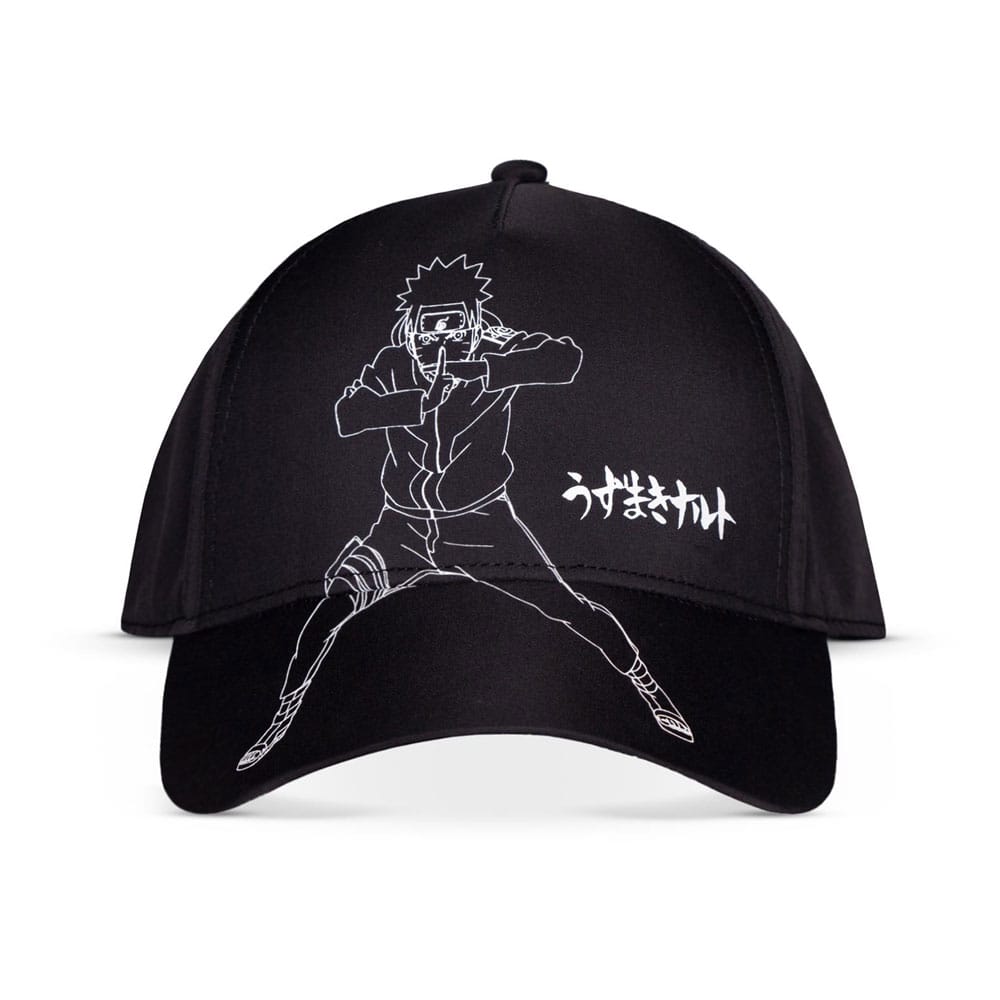 Naruto Shippuden Baseball Cap Naruto Black & White - FanofThings.co.uk