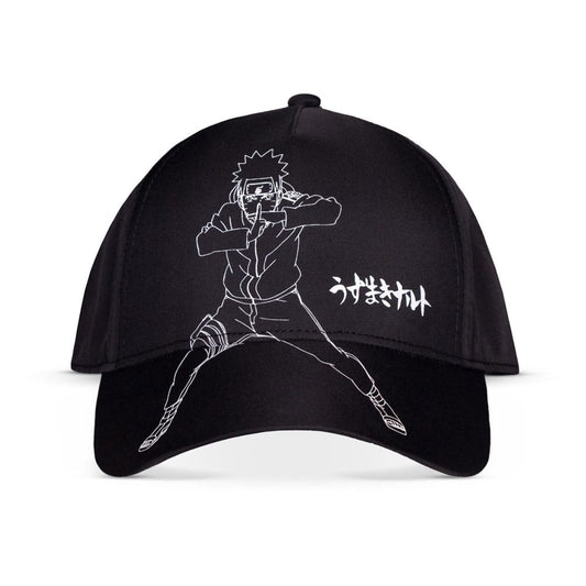 Naruto Shippuden Baseball Cap Naruto Black & White - FanofThings.co.uk