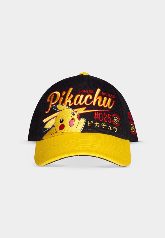 Pokemon Curved Bill Cap Pikachu Hello - FanofThings.co.uk