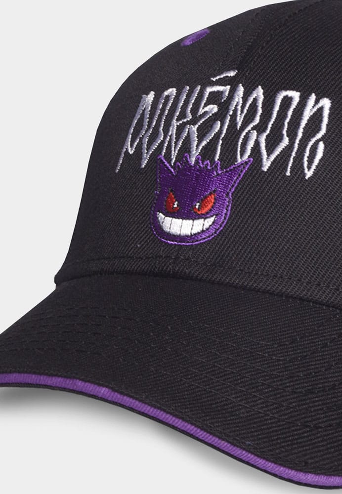 Pokemon Curved Bill Cap Gengar Difuzed