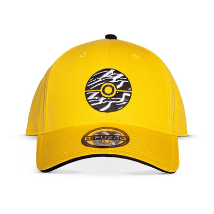Pokemon Curved Bill Cap Pokeball yellow - FanofThings.co.uk