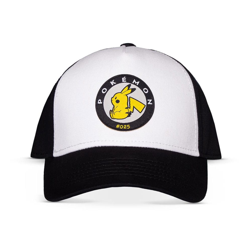 Pokémon Baseball Cap Pikachu Black & White - FanofThings.co.uk