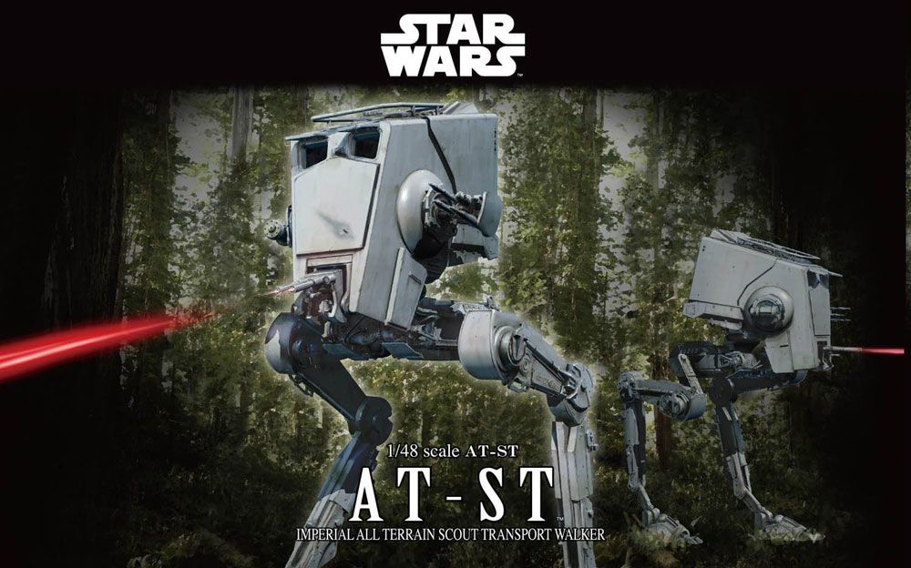 Star Wars Plastic Model Kit 1/48 AT-ST - FanofThings.co.uk