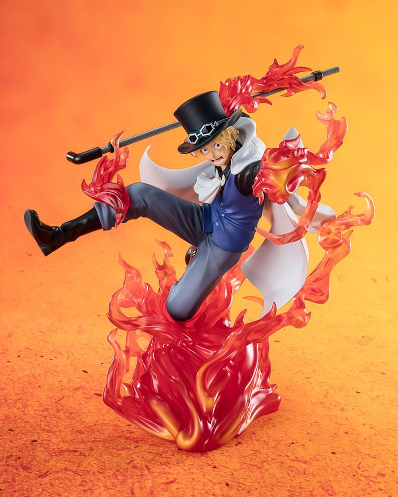 One Piece Figuarts ZERO Extra Battle PVC Statue Sabo Fire Fist Rook Check 19 cm - FanofThings.co.uk
