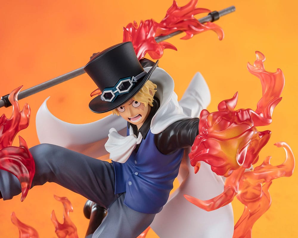 One Piece Figuarts ZERO Extra Battle PVC Statue Sabo Fire Fist Rook Check 19 cm - FanofThings.co.uk