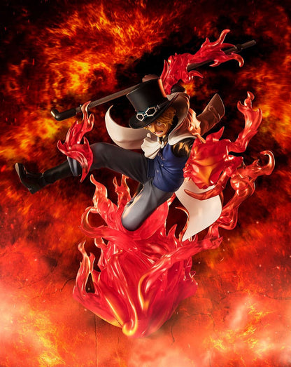 One Piece Figuarts ZERO Extra Battle PVC Statue Sabo Fire Fist Rook Check 19 cm - FanofThings.co.uk