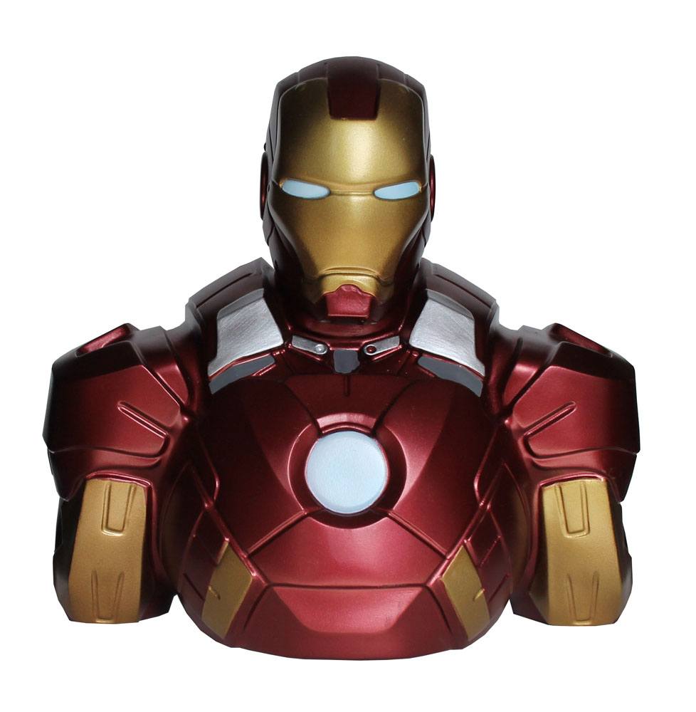 Marvel Comics Coin Bank Iron Man 22 cm - FanofThings.co.uk