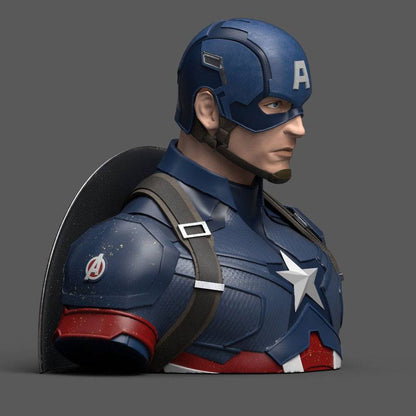 Avengers Endgame Coin Bank Captain America 20 cm Semic