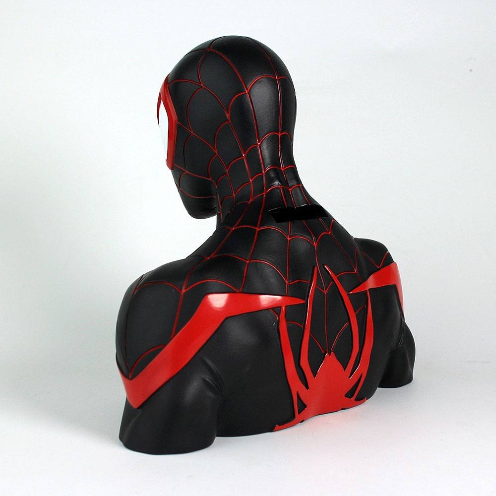 Marvel Coin Bank Spider-Man (Miles Morales) 25 cm - FanofThings.co.uk