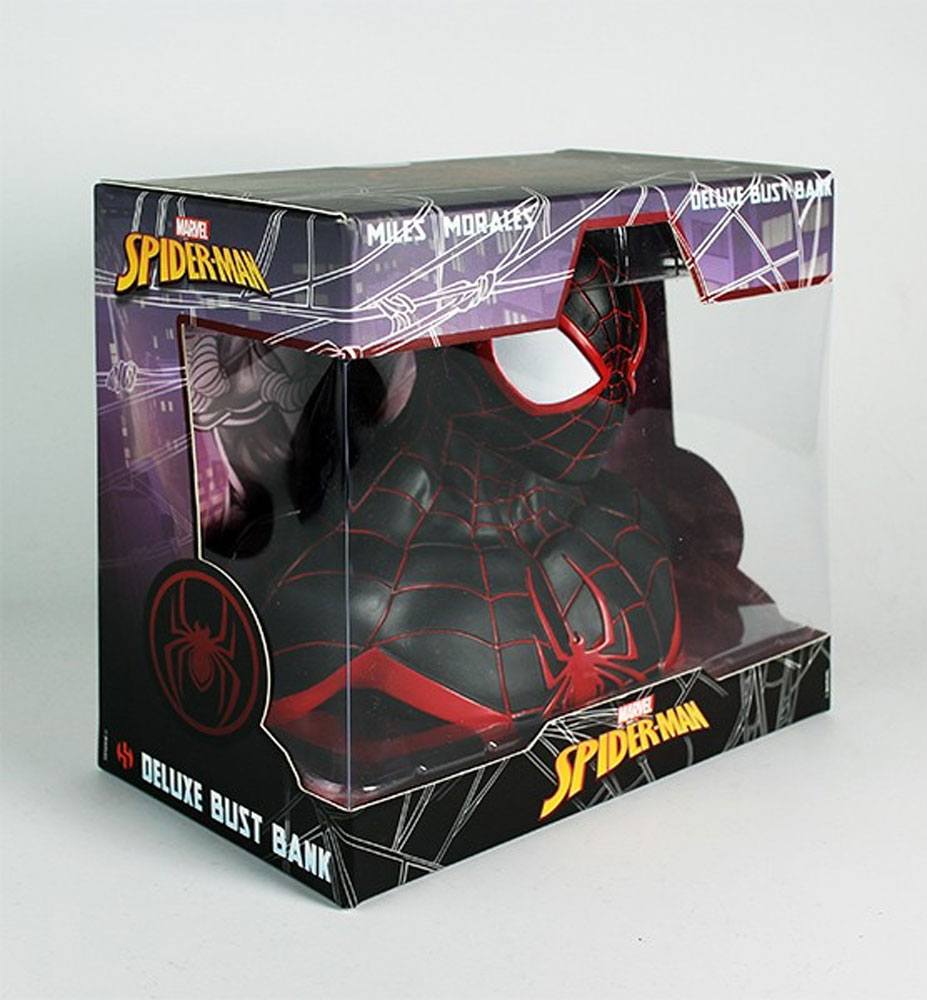 Marvel Coin Bank Spider-Man (Miles Morales) 25 cm - FanofThings.co.uk