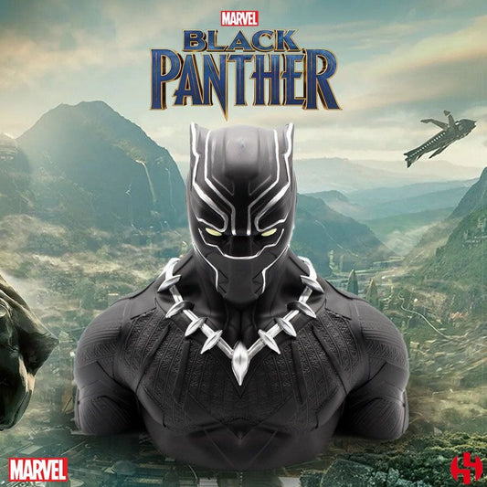 Marvel Comics Coin Bank Black Panther Wakanda Deluxe 20 cm - FanofThings.co.uk
