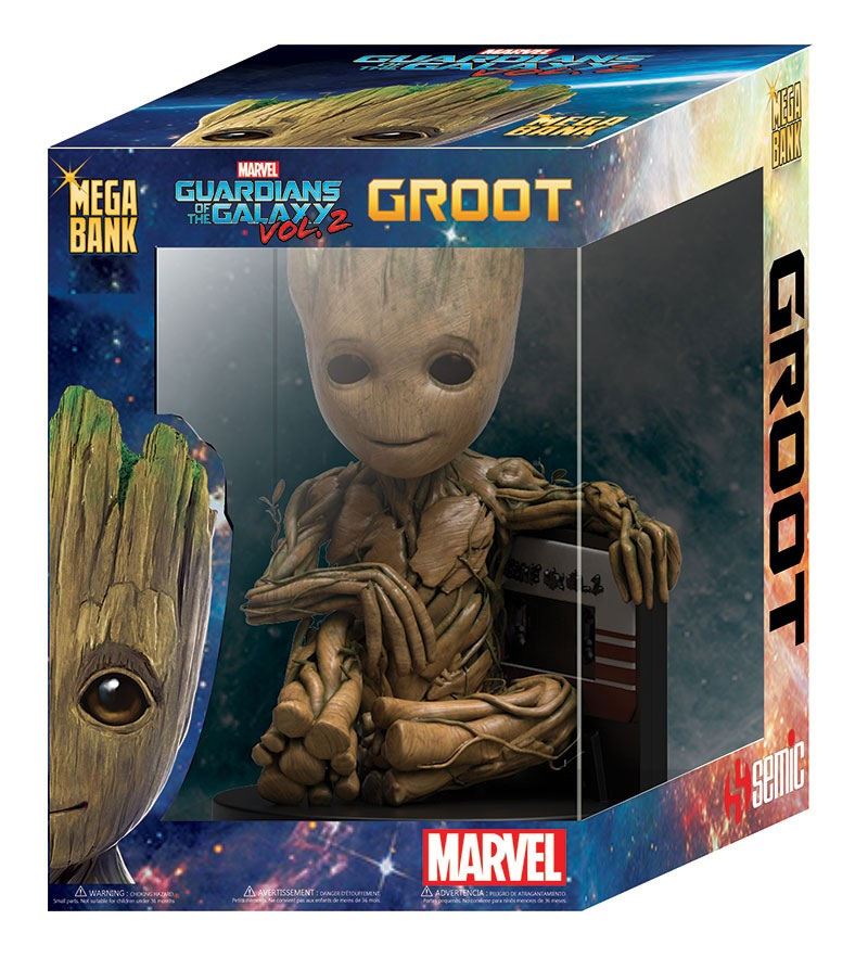 Guardians of the Galaxy 2 Coin Bank Baby Groot 17 cm Semic