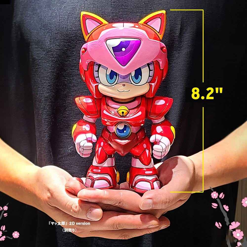 Samurai Pizza Cats Sofubi Addict Vinyl Figure Pururun (2nd Color Special Edition) 21 cm