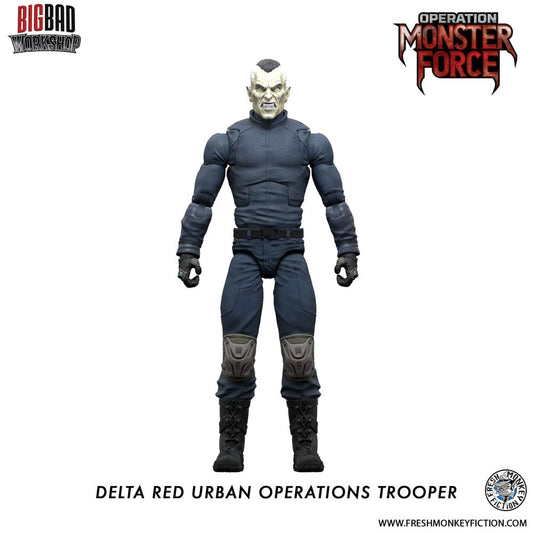 Operation: Monster Force Action Figure 1/12 Delta Red Urban Operations Trooper 15 cm - FanofThings.co.uk