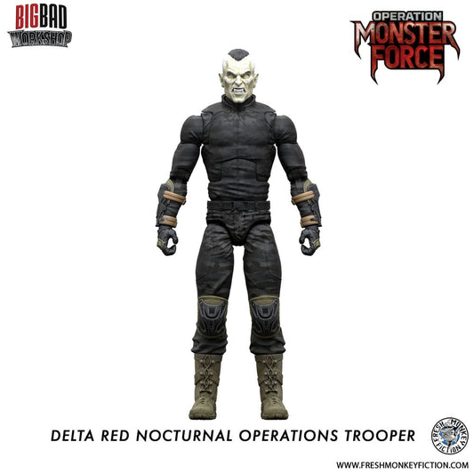 Operation: Monster Force Action Figure 1/12 Delta Red Nocturnal Operations Trooper 15 cm - FanofThings.co.uk