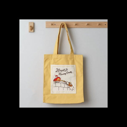 Howl's Moving Castle Tote Bag Calcifer & Heen