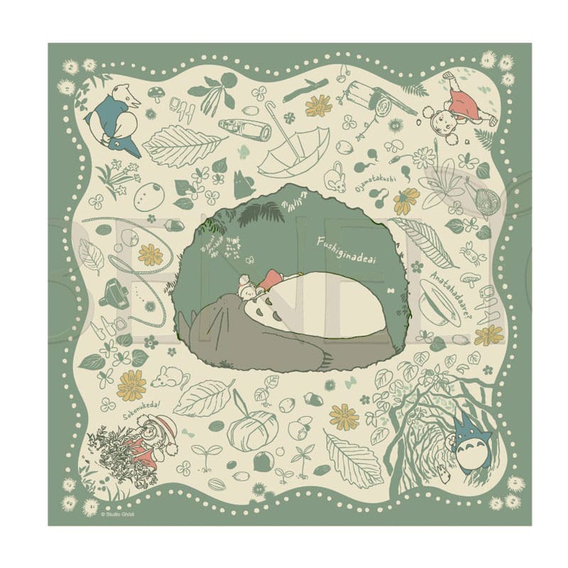 My Neighbor Totoro Cloth Lunch Napkin My Neighbor Totoro - FanofThings.co.uk