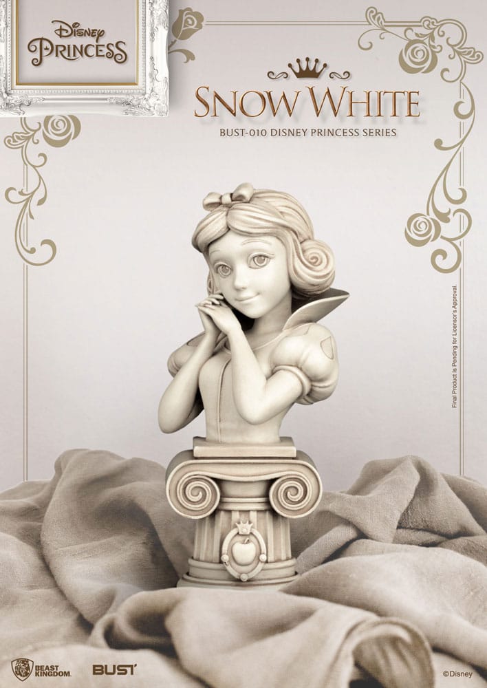 Disney Princess Series PVC Bust Snow White 15 cm - FanofThings.co.uk