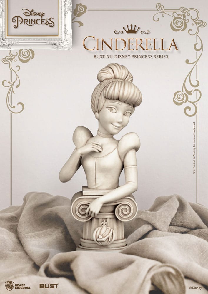 Disney Princess Series PVC Bust Cindarella 15 cm - FanofThings.co.uk