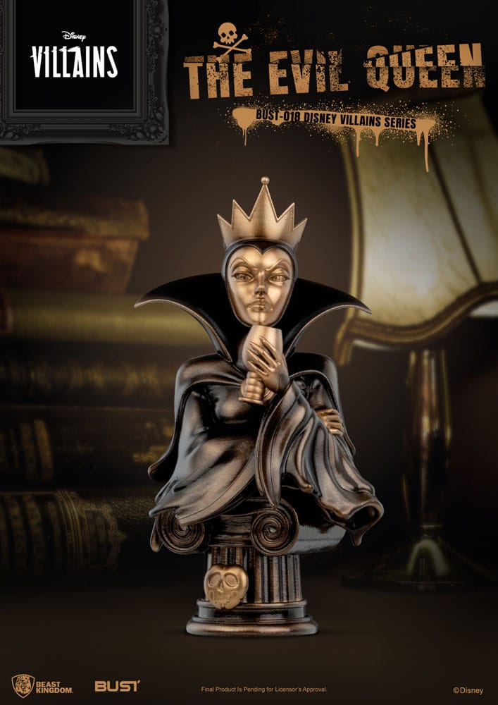 Disney Villains Series PVC Bust The Evil Queen 16 cm - FanofThings.co.uk