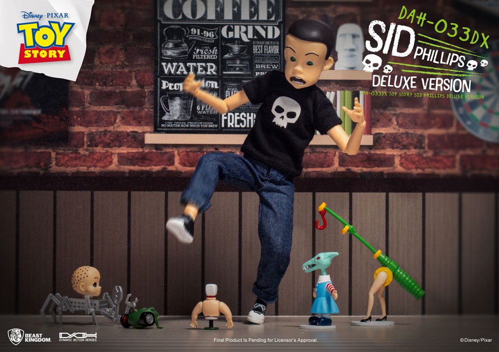 Toy Story Dynamic 8ction Heroes Action Figure Sid Phillips Deluxe Version 14 cm