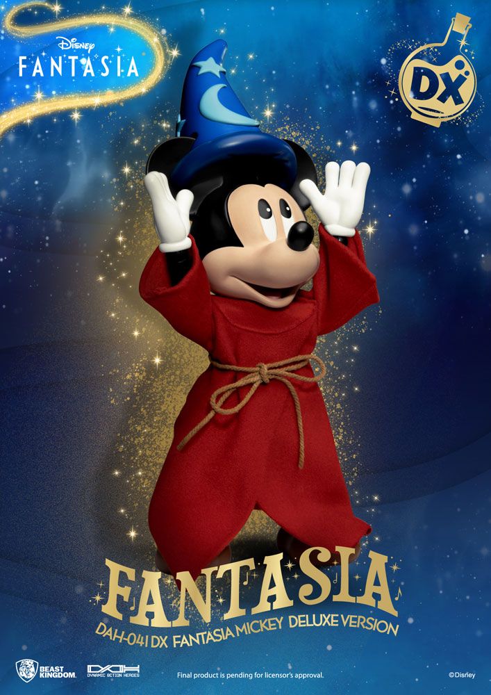 Disney Classic Dynamic 8ction Heroes Action Figure 1/9 Mickey Fantasia Deluxe Version 21 cm - FanofThings.co.uk