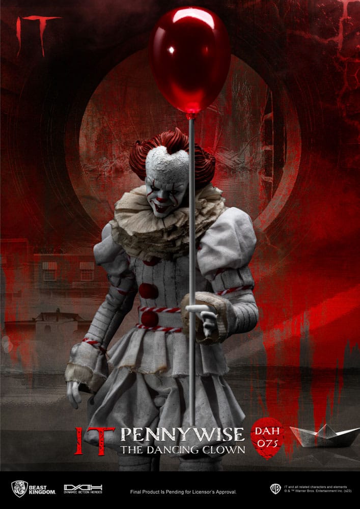 Stephen Kings It Dynamic 8ction Heroes Action Figure 1/9 Pennywise 21 cm Action figures