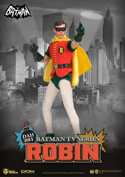 DC Comics Dynamic 8ction Heroes Action Figure 1/9 Batman TV Series Robin 24 cm - FanofThings.co.uk
