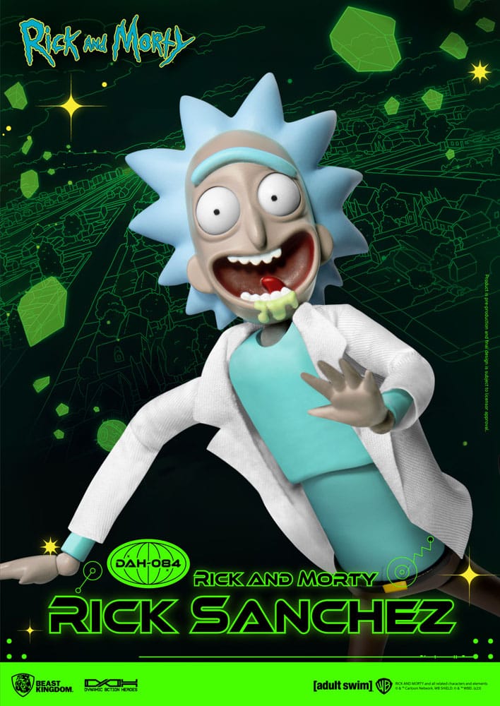 Rick and Morty Dynamic 8ction Heroes Action Figure 1/9 Rick Sanchez 23 cm Action figures