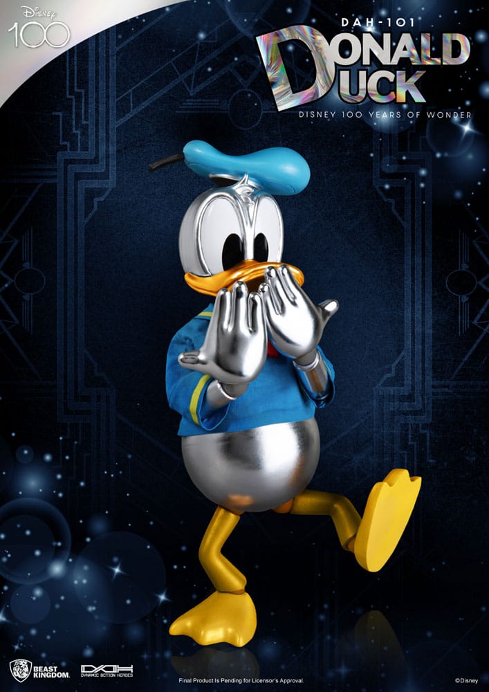 Disney 100 Years of Wonder Dynamic 8ction Heroes Action Figure 1/9 Donald Duck 16 cm - FanofThings.co.uk
