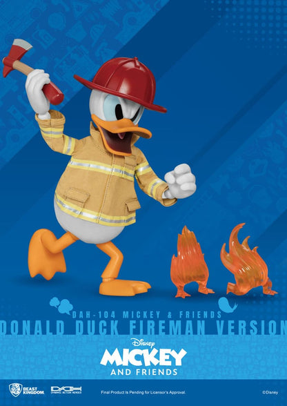Mickey & Friends Dynamic 8ction Heroes Action Figure 1/9 Donald Duck Fireman Ver. 24 cm Beast Kingdom Toys