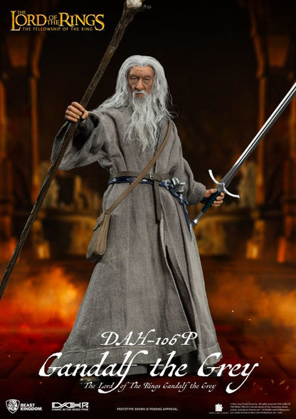 Lord of the Rings Dynamic 8ction Heroes Action Figure 1/9 Gandalf the Grey 21 cm - FanofThings.co.uk