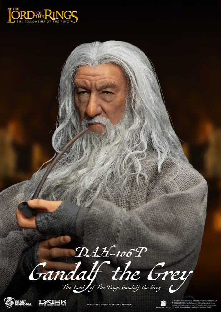 Lord of the Rings Dynamic 8ction Heroes Action Figure 1/9 Gandalf the Grey 21 cm - FanofThings.co.uk