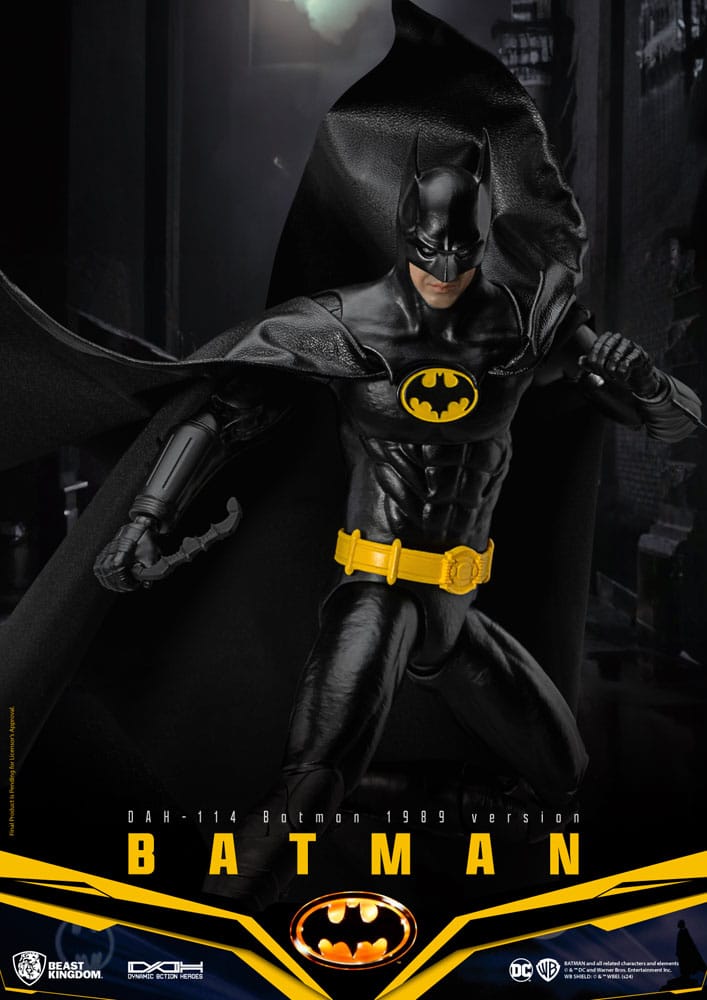 DC Comics Dynamic 8ction Heroes Action Figure 1/9 Batman 1989 Ver. 21 cm Action figures