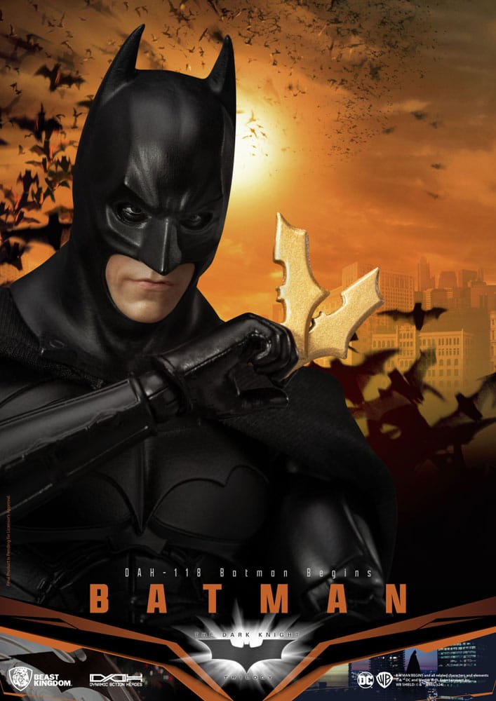 DC Comics Dynamic 8ction Heroes Action Figure 1/9 Batman (Batman Begins) 21 cm Action figures