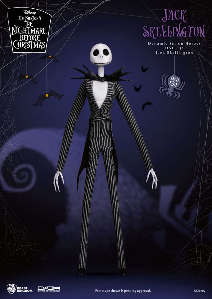 Nightmare before Christmas Dynamic 8ction Heroes Action Figure 1/9 Jack 21 cm Beast Kingdom Toys