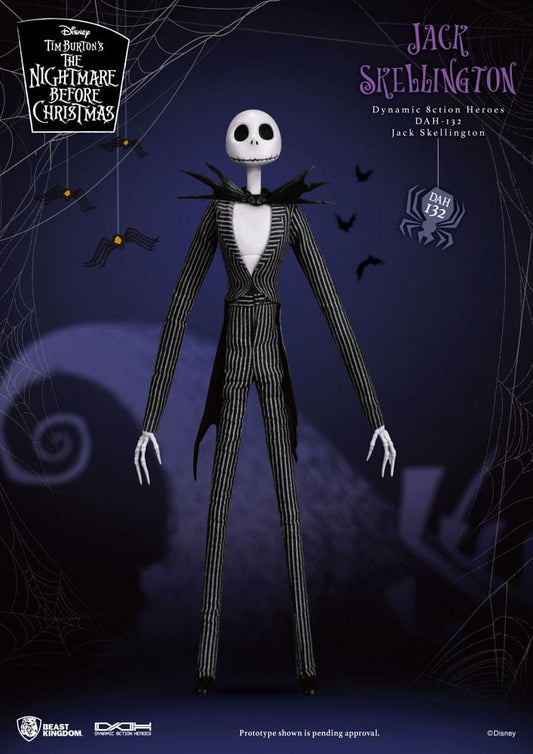Nightmare before Christmas Dynamic 8ction Heroes Action Figure 1/9 Jack 21 cm Beast Kingdom Toys