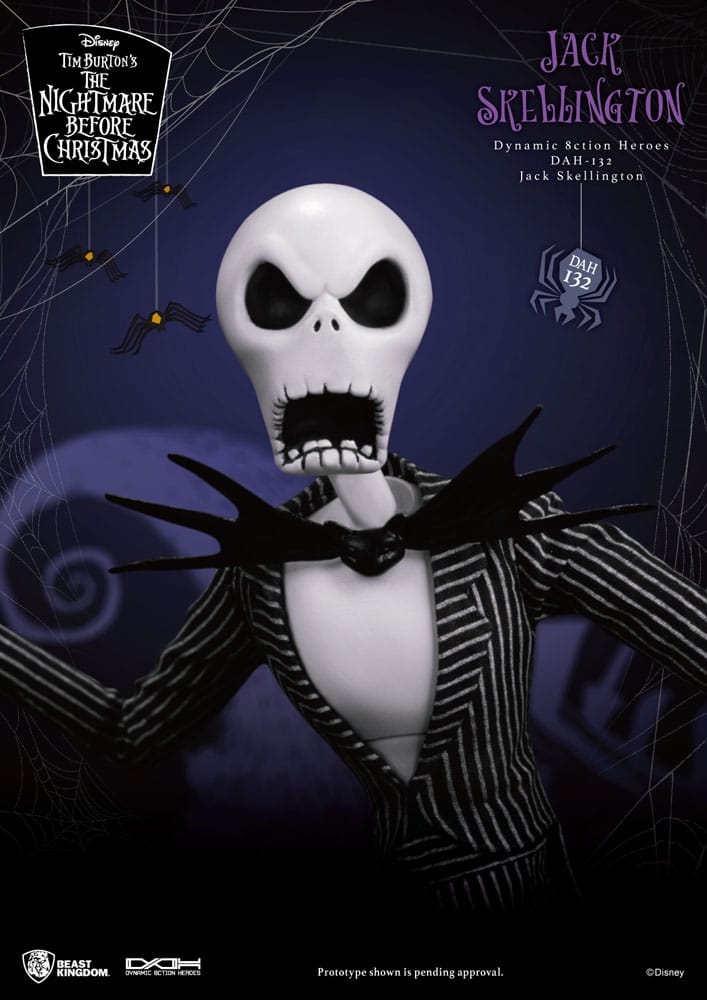 Nightmare before Christmas Dynamic 8ction Heroes Action Figure 1/9 Jack 21 cm Beast Kingdom Toys
